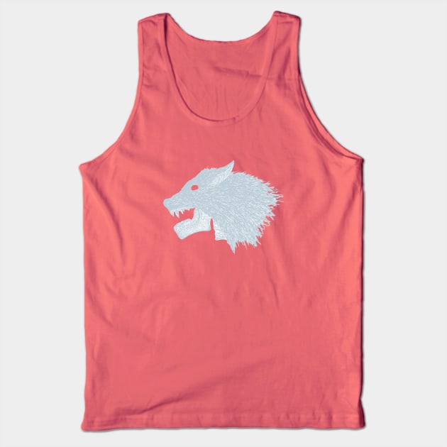 Snow Wolf Tank Top by anggainviagust